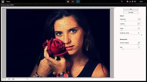 Tutoriales Photoshop Efecto Pintura Al Oleo Youtube