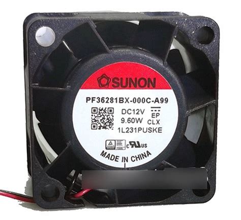 Sunon Pf Bx C A V W Wires Cooling Fan