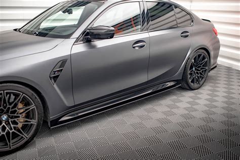 Side Skirts Diffusers V Bmw M Sedan Touring G G Gloss Black