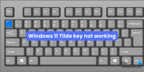 Windows 11 Tilde Key Not Working Fix