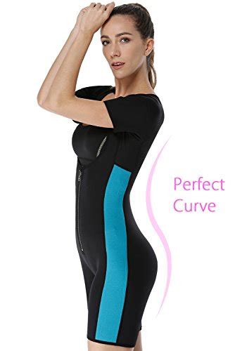 Dolovey Women Neoprene Full Body Shaper Weight Loss Sweat Sauna Suit