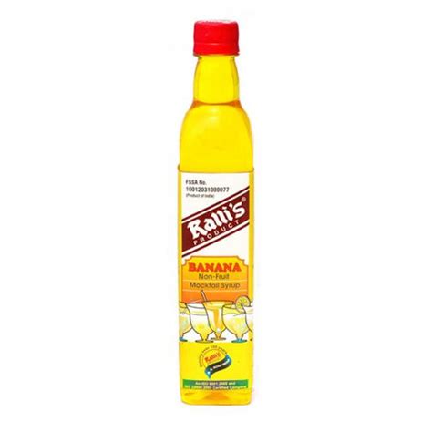 Banana Syrup Rallis Syrups