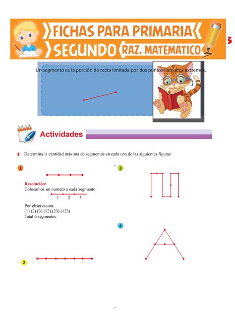 Conteo De Segmentos Para Segundo De Primaria Conteo De Figuras