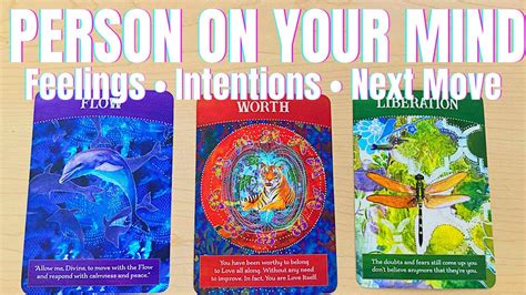 Pick A Card PERSON ON YOUR MIND Feelings Intentions Next Actions