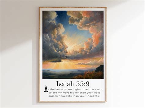 Oil Painting Bible Verse Wall Art Inspirational Art - Etsy