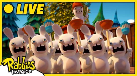 Live 🔴 Rabbids Invasion Watch Out For The Rabbids Cartoon For