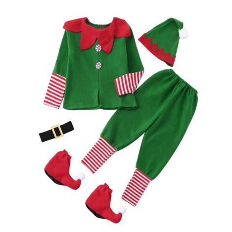 URMAGIC Kid Adult Holiday Elf Costume Christmas Elf Costume for Boy/Men ...