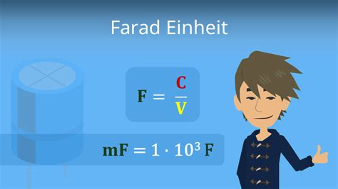 Farad Einheit F • Einheit Umrechnen · Mit Video