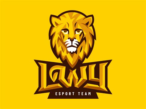 Lwy Lions E Sport Team Mascot Logotype By Maciej Świerczek On Dribbble