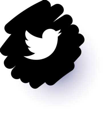 Twitter Logo Black And White PNGs for Free Download