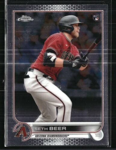 Seth Beer Topps Chrome Baseball Card Ebay