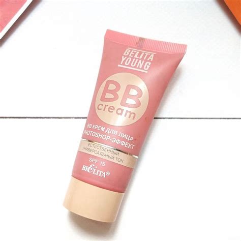 Белита Крем для лица BB BELITA YOUNG SPF 15 Photoshop эффект 30 мл ...