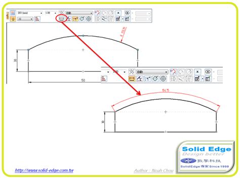 Solid Edge 該怎麼標註弧長？ 敦擎科技