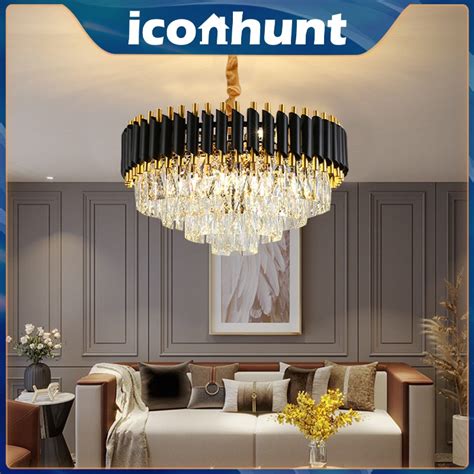 Jual Garansi HadiahLampu Gantung 50cm Kristal Chandelier Mewah