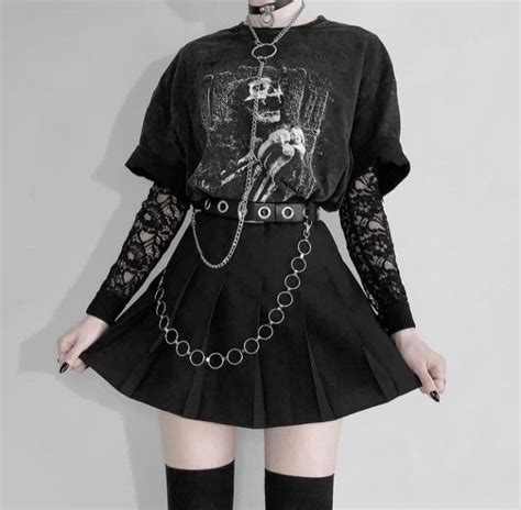 Pin by skeletonchik 2 0 on Забивная одежда и обувь Edgy outfits