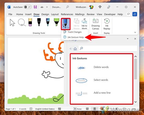 How To Draw In Microsoft Word Freehand And Shapes Tool Winbuzzer
