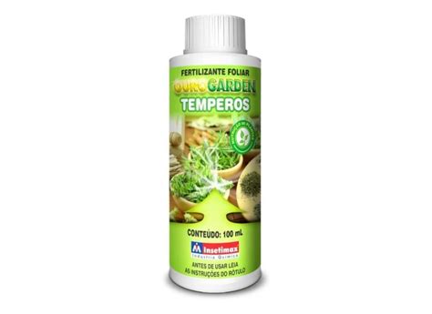 Fertilizante Foliar Para Temperos Ml Insetimax O Melhor Pre O