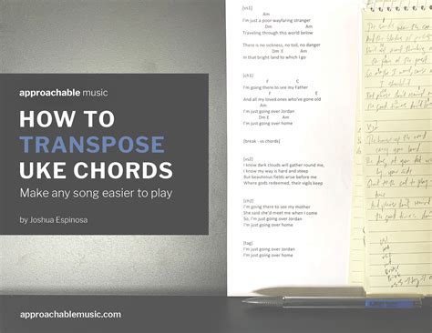 PDF Guide How To Transpose Uke Chords Approachable Music