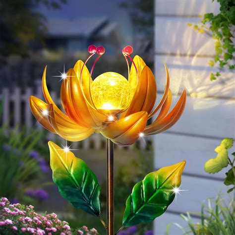 Amazon Solar Lights Wind Spinners For Yard And Garden Metal