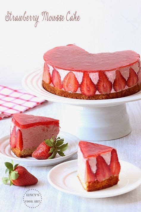 Strawberry Mousse Cake FoodPorn Lincyscookart 2015 04