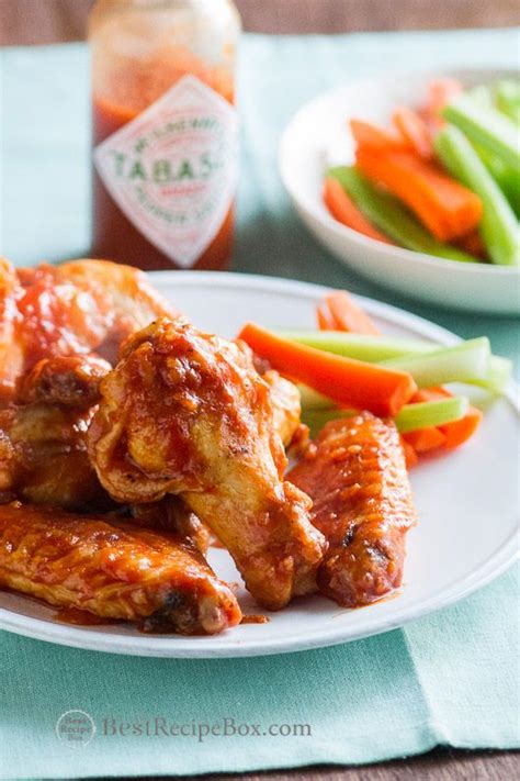 Tabasco Chicken Wings Recipe Spicy Tabasco Buffalo Wings Recipe