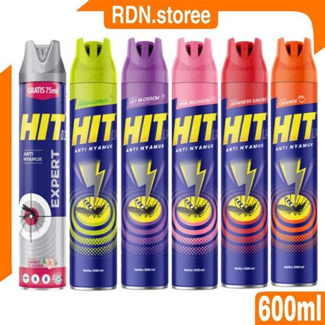 Jual HIT Aerosol Obat Anti Nyamuk 600 Ml Shopee Indonesia