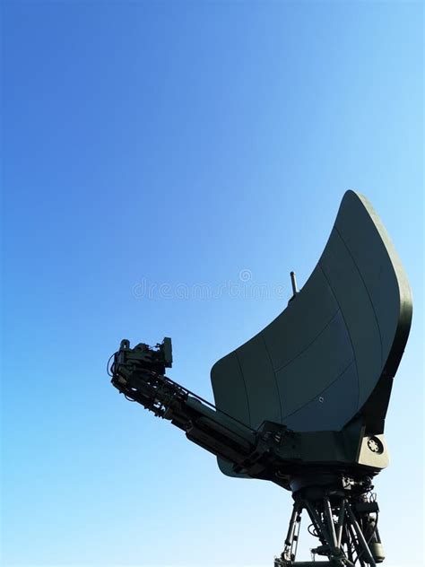 Military radar device stock image. Image of technology - 169188859