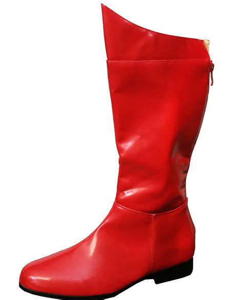 S22 Mens Superhero Hero Red Adult Boots Shoes Ebay