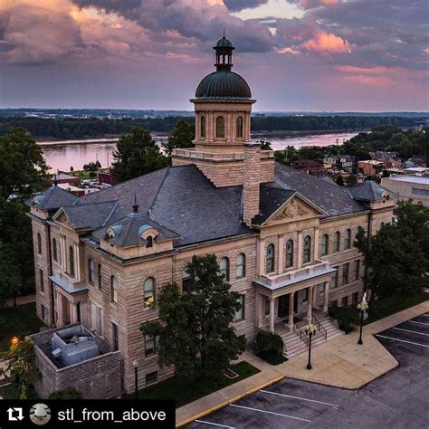 Aerial View of Historic St. Charles County Courthouse