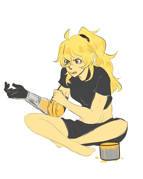 I M Still Hoping Yang Paints A Half Naked Blake Onto Her New Arm RWBY Know Your Meme