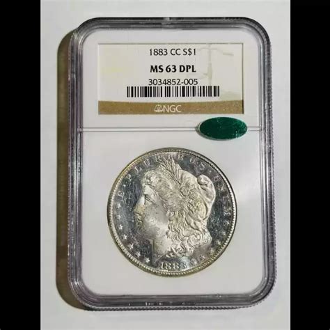 Cc Morgan Silver Dollar Ngc Ms Dpl Cac Bob Paul Rare Coins