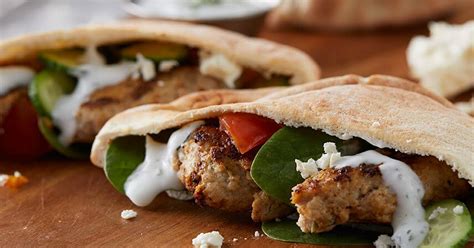 Ground Chicken Pita Recipe