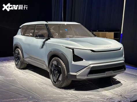 2023上海车展探馆：起亚ev5概念车亮相 爱卡汽车