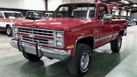 Sold 1987 Chevrolet Silverado V10 Swb 4x4 Pickup 345758 Youtube