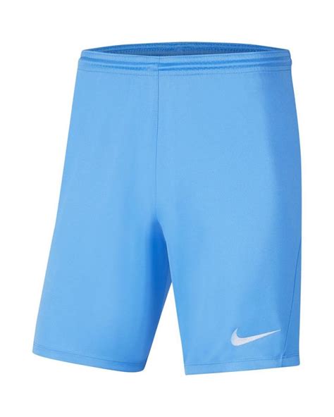 Short Nike Park III Pour Homme BV6855 412 Bleu Ciel EKINSPORT