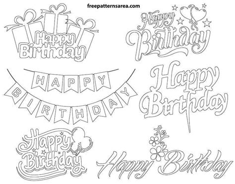 Happy birthday font vector designs – Artofit