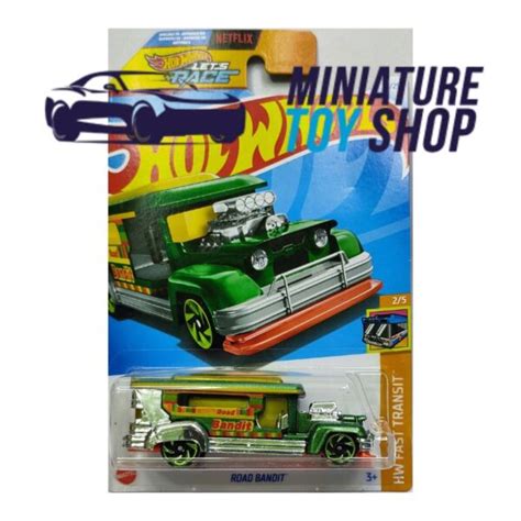Hot Wheels 2024 Mainline Road Bandit Green MINIATURE TOY SHOP