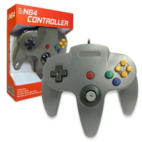 N64 New Cirka Replica Controller Grey Nintendo 64 For Sale Dkoldies