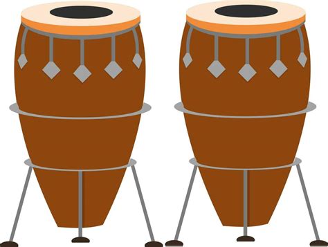 Illustration Of Conga Drums 24287503 Vector Art At Vecteezy