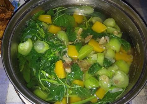 Resep Sayur Bening Bayam Oyong And Waluh Oleh Vicky Gita Cookpad