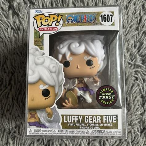 Funko Pop Luffy Gear Five Glow Chase One Piece Vinyl Figure Ebay