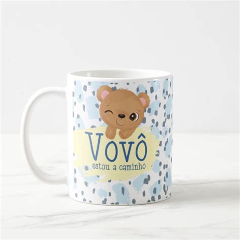 Caneca Presente Revela O Gravidez Av Vov Estou Chegando Elo