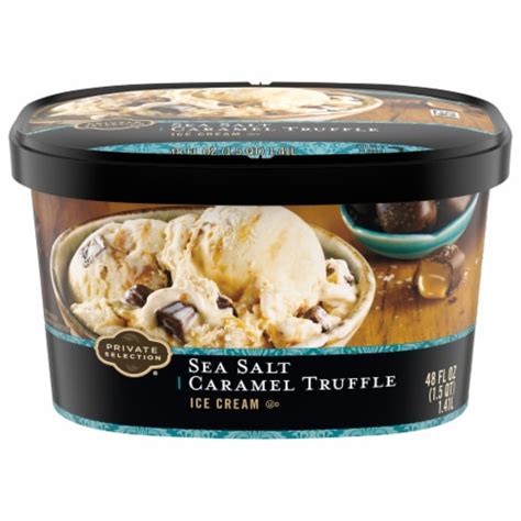 Private Selection® Sea Salt Caramel Truffle Ice Cream Tub, 48 oz - Kroger