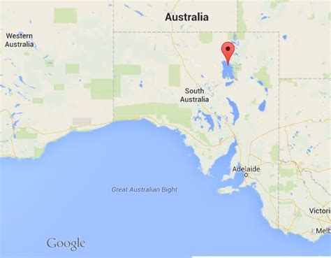 Where is Lake Eyre on Map of South Australia