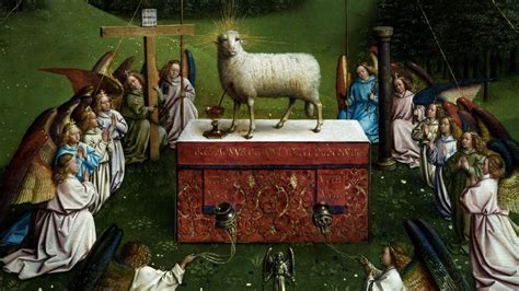 The Adoration Of The Mystic Lamb Hubert And Jan Van Eyck Th Century