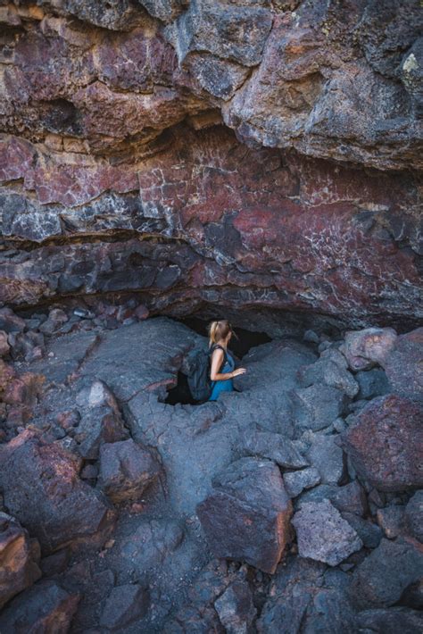 Cave Spelunking In Craters Of The Moon Np The Break Of Dawns