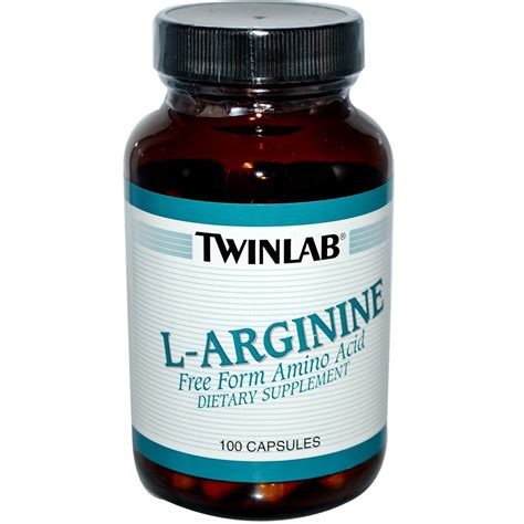 L Arginine 100 Capsules Twinlab Online Supplement Store Australia