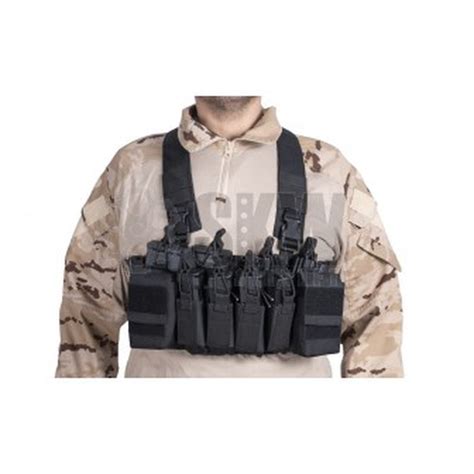 Chaleco Chest Rig Force MK1 Black Delta Tactics DTX114B Coronel