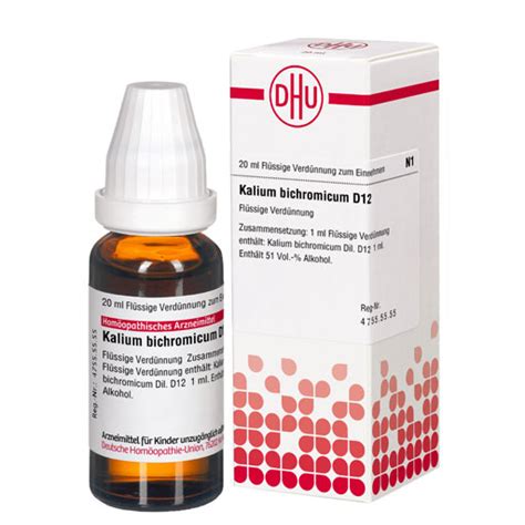 Kalium Bichromicum D Diluizione Ml Erbofarma Farmaci Generici