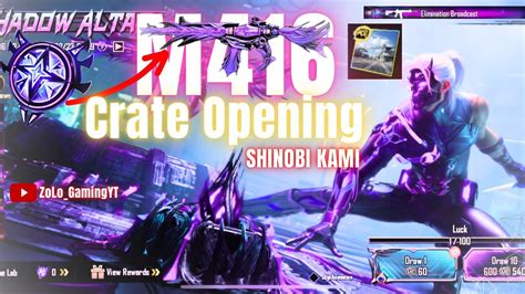 M Crate Opening New M With Lobby Crate Opening Shonobi Kami